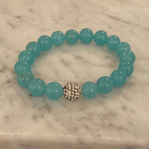 🔸NWT🔸 Agate and Amazonite Gemstone Beaded Bracelet Set - Picture 13 of 16
